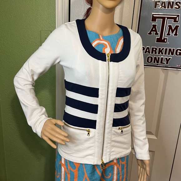 Boston Proper Sport Women’s Zip Up Sweater - Picture 3 of 8